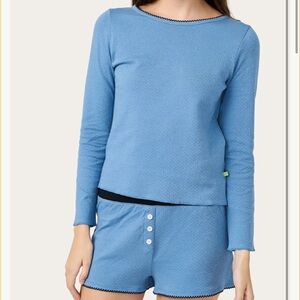 Cozyland Periwinkle Short Set